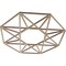 Ekena Millwork Guardian Wood Fretwork Pierced Ceiling Medallion, Birch, 18"OD x 7"ID x 1/4"T CMWP18X18X0250GDBI - alternate 5